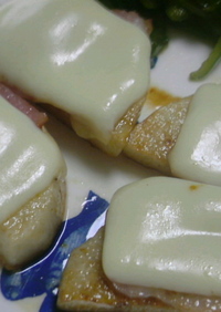 お弁当用❤長芋とベーコンチーズ焼き