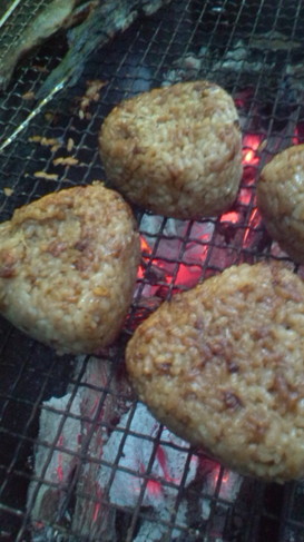 炊飯器で簡単♪焼おにぎり☆BBQにも