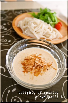 ☆素麺・うどんに基本の豆乳味噌だれ☆