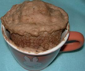 マグカップで簡単おからケーキ『ココア』の画像