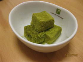 抹茶づくし☆わらびもち