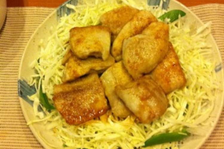 もうかさめのムニエルにんにくバター醤油 レシピ 作り方 By Abekokko クックパッド 簡単おいしいみんなのレシピが356万品