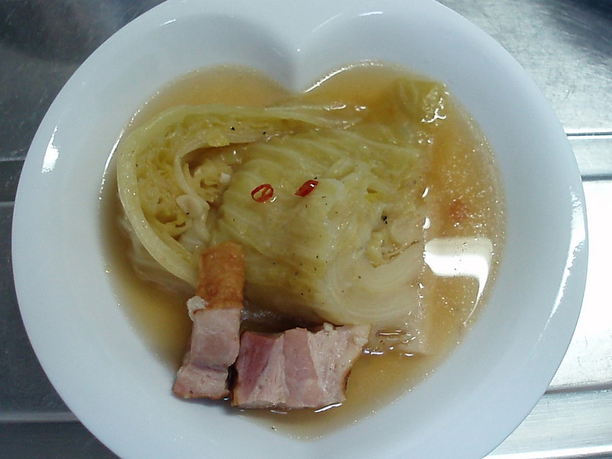 圧力鍋で☆丸ごとキャベツスープの画像