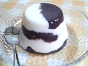 親子クッキング♪うしさんのミルクプリン
