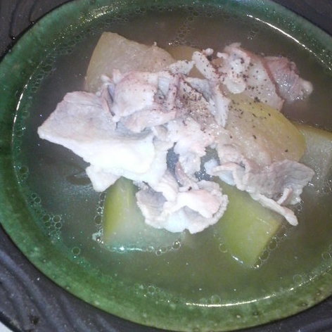 ホテルの味！冬瓜と豚バラの鶏ガラスープ煮