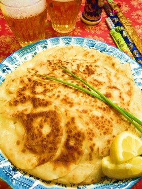 肉餅風ビッグ餃子！