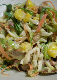 切干大根と野菜のサンマ缶サラダ