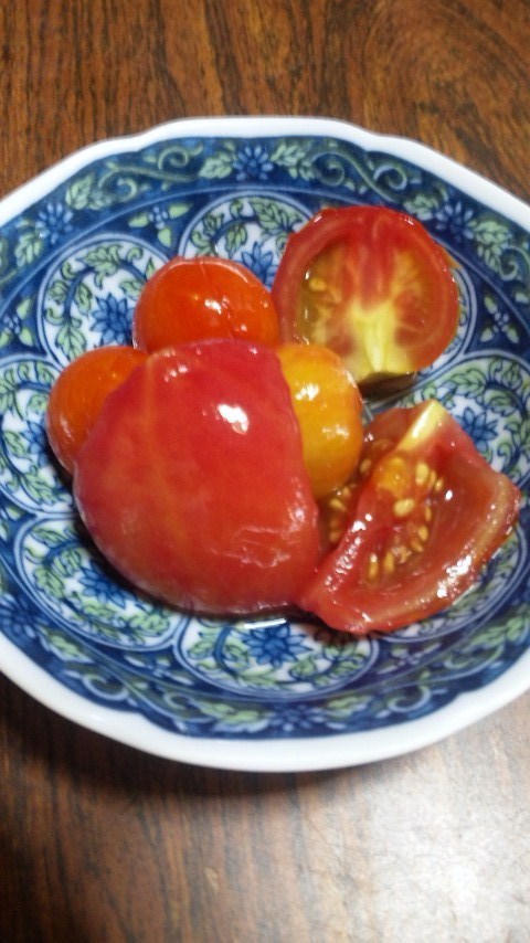 トマトの甘酢漬けの画像