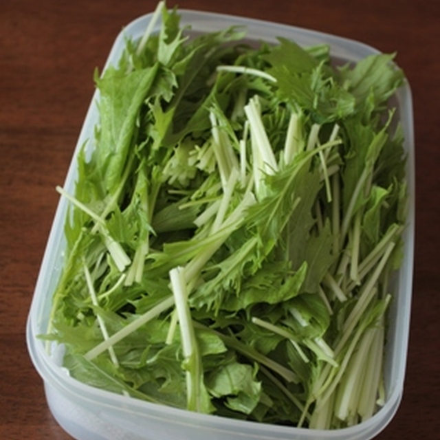 水菜が長持ち 我が家の保存方法 レシピ 作り方 By ウシ美 クックパッド 簡単おいしいみんなのレシピが366万品