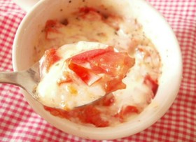トマトチーズのリゾット風ご飯✱