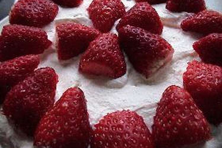 オーソドックスにフレジェ イチゴのケーキ レシピ 作り方 By わっふる クックパッド