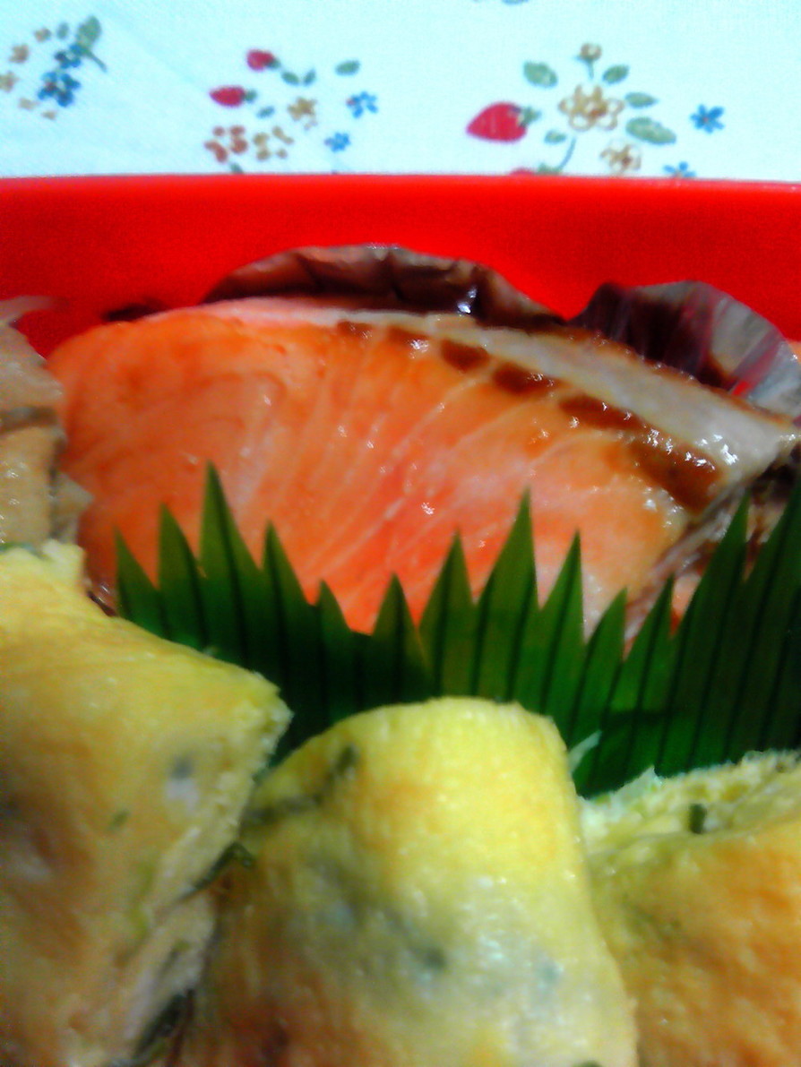 お弁当に重宝☆焼き鮭の冷凍保存の画像