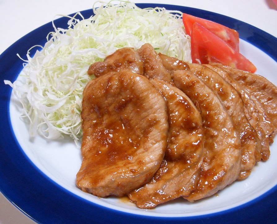 洋食屋さん風☆ソース仕立ての豚肉生姜焼きの画像