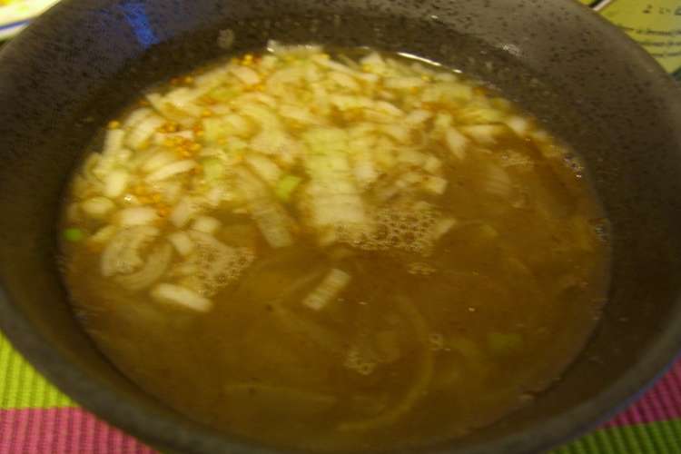 簡単 つけ麺のつけ汁 豚骨魚介醤油系 レシピ 作り方 By Isymsh クックパッド 簡単おいしいみんなのレシピが375万品