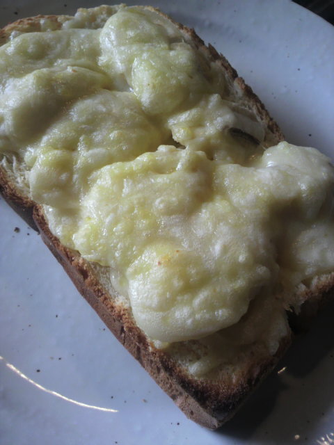 朝食に♪バナナチーズトーストの画像