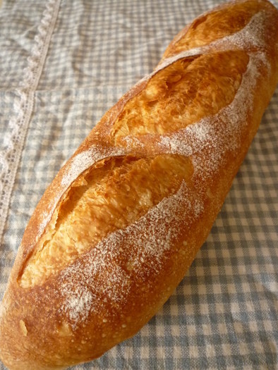 手順写真付☆目指せ☆お店のフランスパンの写真