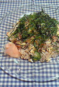 鰻とゆかりの散らし寿司
