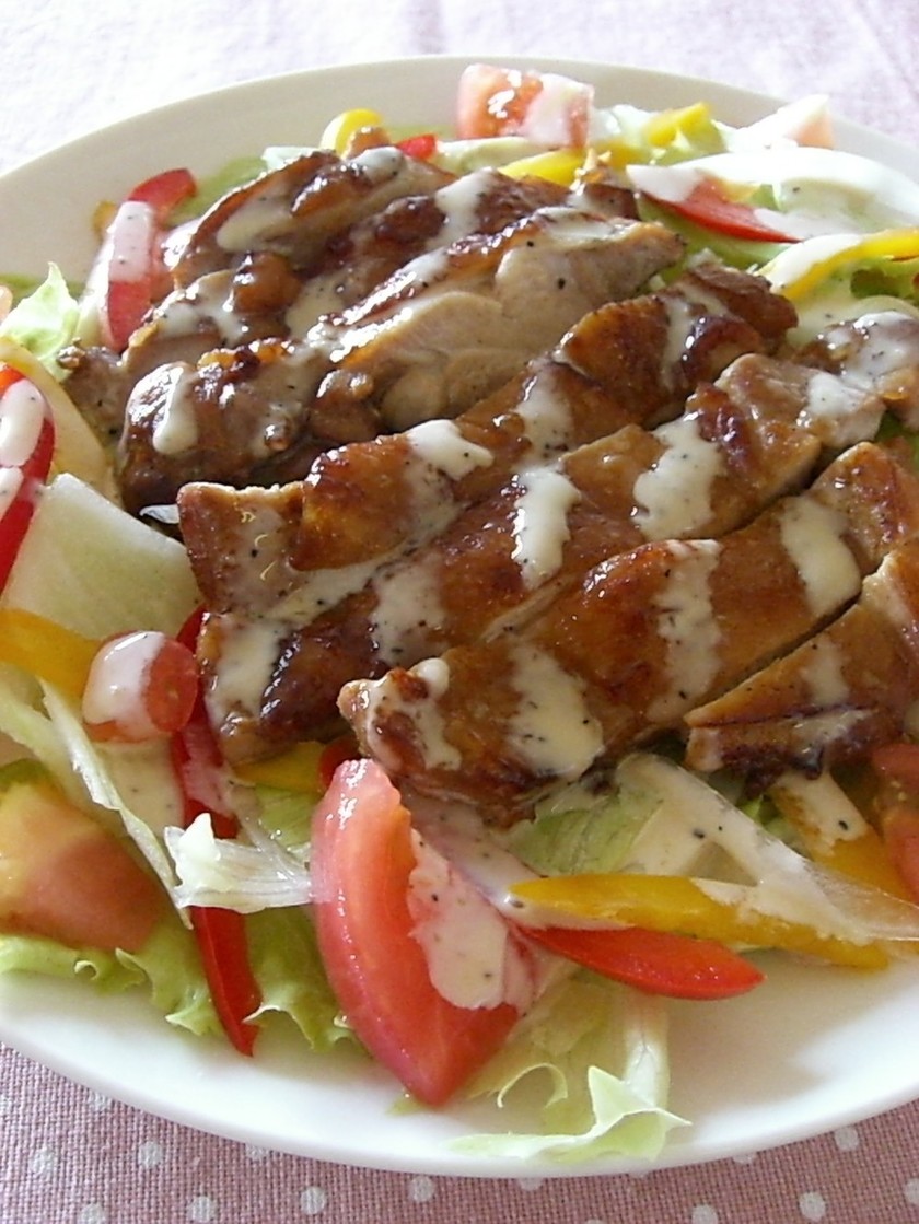 照り焼きチキンとアスパラの炒め物 レシピ