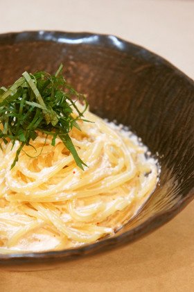 明太子クリームスパゲティ