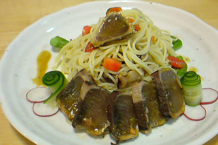 夏にはぴったり カツオの冷製パスタ レシピ 作り方 By Deutz クックパッド 簡単おいしいみんなのレシピが365万品