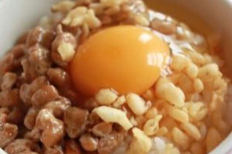 納豆 天かす入り 卵かけご飯 レシピ 作り方 By えりじぃ クックパッド
