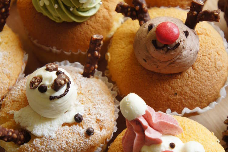 クリスマスカップケーキ レシピ 作り方 By オマールえび子 クックパッド 簡単おいしいみんなのレシピが349万品