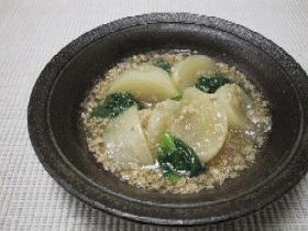 ∽∽簡単カブのそぼろ煮∽∽
