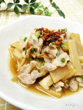 クック膳レシピ★メンマと豚肉の中華風煮