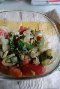 帆立&トマトの香味野菜マリネ