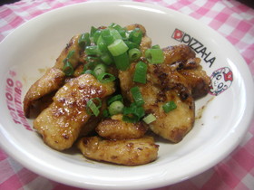 胸肉*焼き肉のタレでやわらか炒め