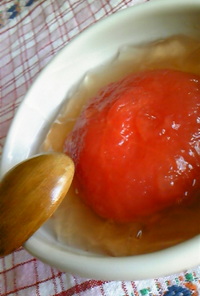 アセロラジュースの丸ごとトマトジュレ