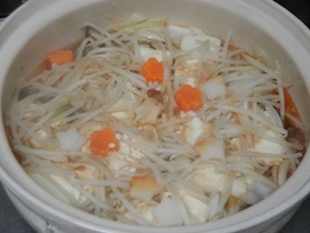 豚肉とお野菜のコチュ鍋