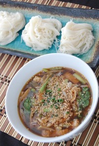 焼肉のタレで☆韓国風つけ素麺