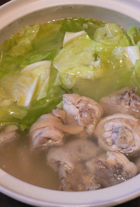 スープを楽しむ☆博多の水炊き