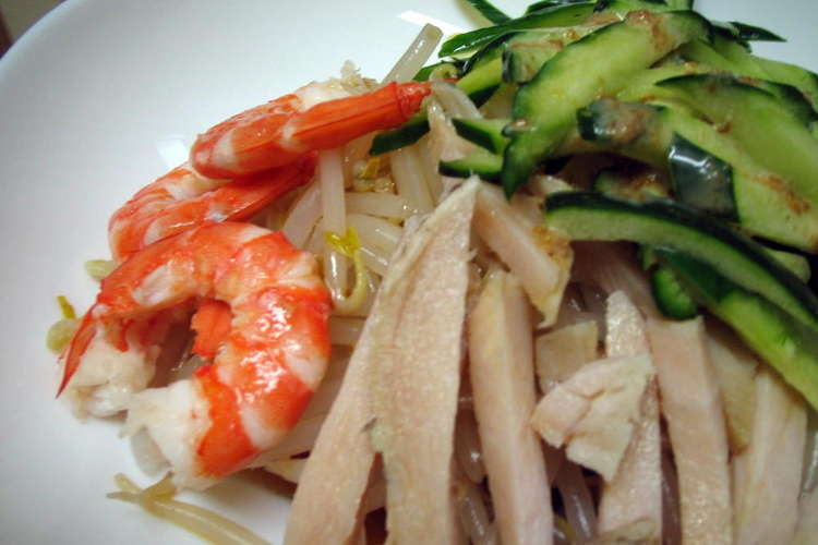 簡単 もやしで冷やし中華 夏の味 レシピ 作り方 By Maa1012 クックパッド