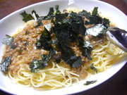 簡単☆きのこいっぱい納豆スパの写真