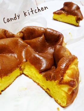 混ぜるだけ！とろ〜り半熟カステラケーキ★