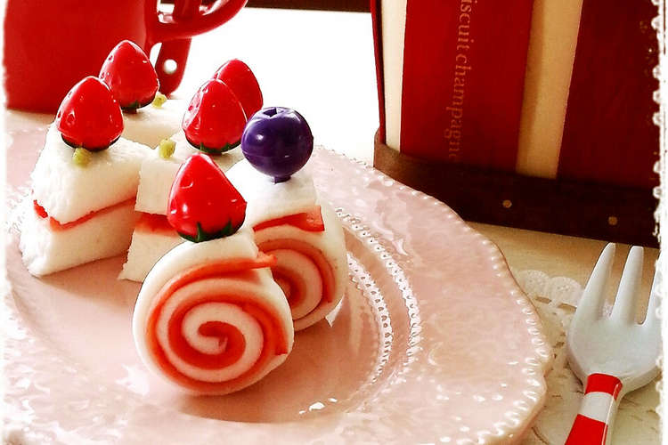 キャラ弁に はんぺんロールケーキ レシピ 作り方 By ｔｗｏｈｅａｒｔｓ クックパッド