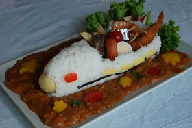 お子様ランチカレー(新幹線バージョン)