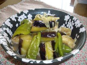 茄子とピーマンのさっぱり煮