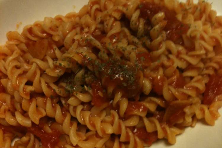 激安 激ウマ トマトとバジルのパスタ レシピ 作り方 By Moistapple クックパッド
