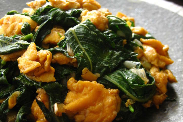 モロヘイヤと卵の炒め物 レシピ 作り方 By Kigiri クックパッド 簡単おいしいみんなのレシピが376万品