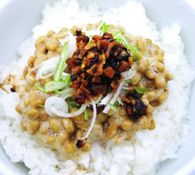 【食べるラー油『納豆飯』】の作り方の写真
