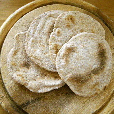 インドのパン、ロッティー（チャパティー）