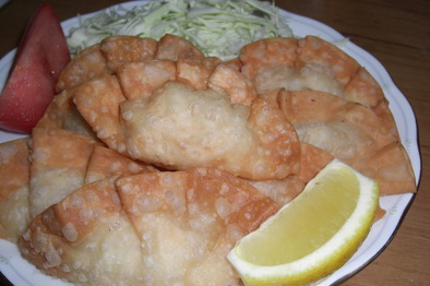 ツナマヨ揚げ餃子の写真