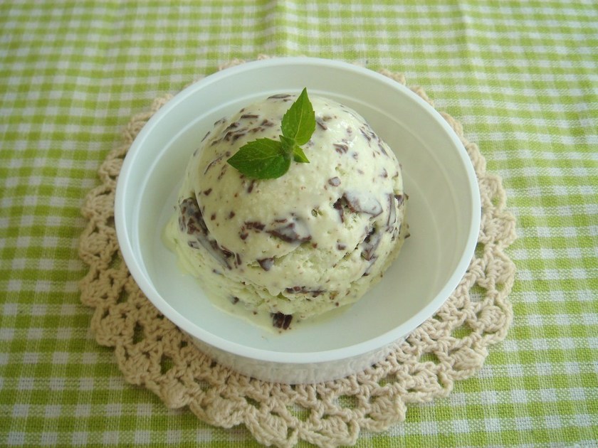 スイカミントアイスクリームのレシピ