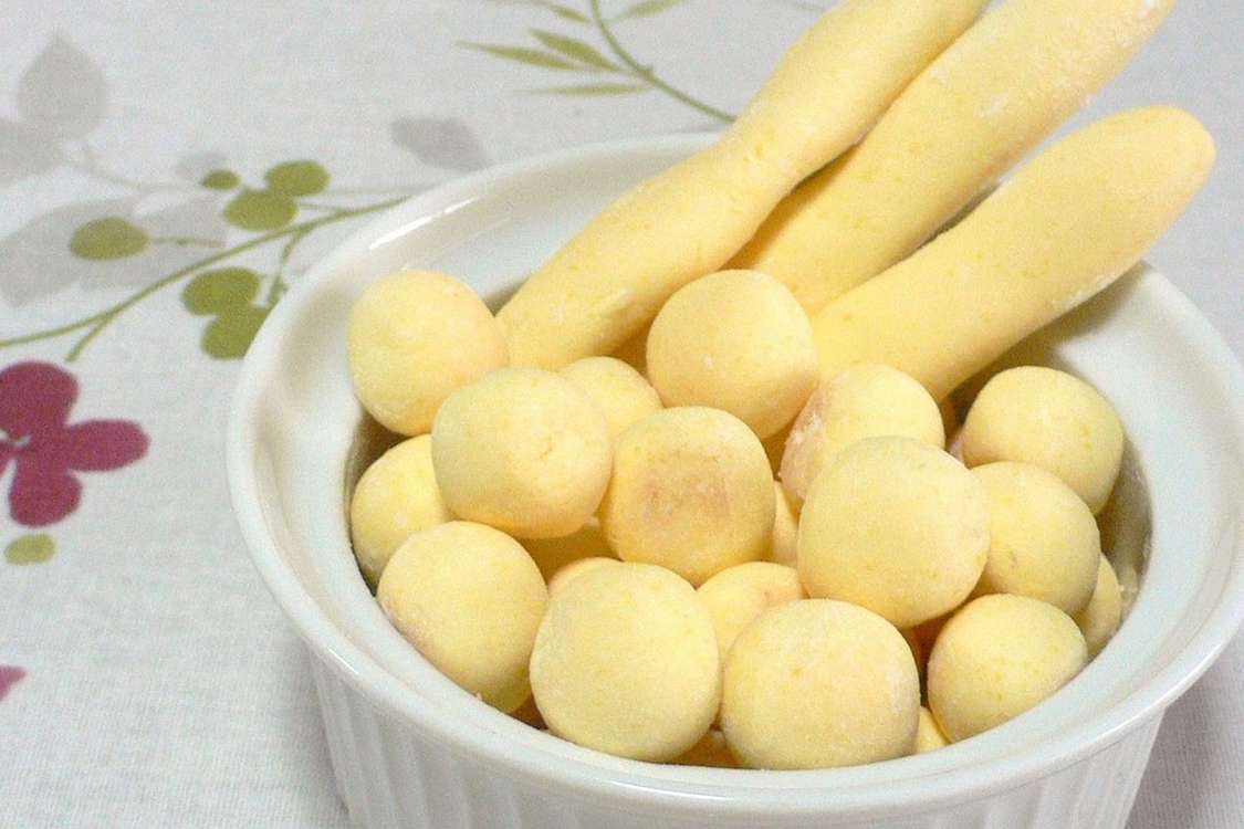 赤ちゃんのおやつ 簡単卵ボーロ レシピ 作り方 By おさるサル クックパッド 簡単おいしいみんなのレシピが379万品