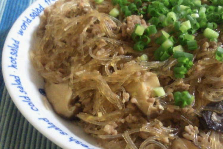 豚ひき肉と春雨のピリ辛炒め レシピ 作り方 By Chaiko５ クックパッド 簡単おいしいみんなのレシピが352万品