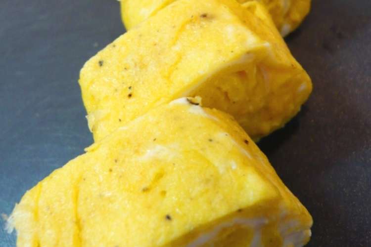 お弁当に オニオンパウダーの卵焼き レシピ 作り方 By ｕ ェ ｕ クックパッド