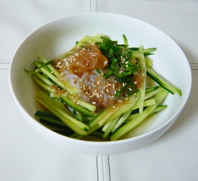 しらたきで♬梅冷麺✿の写真